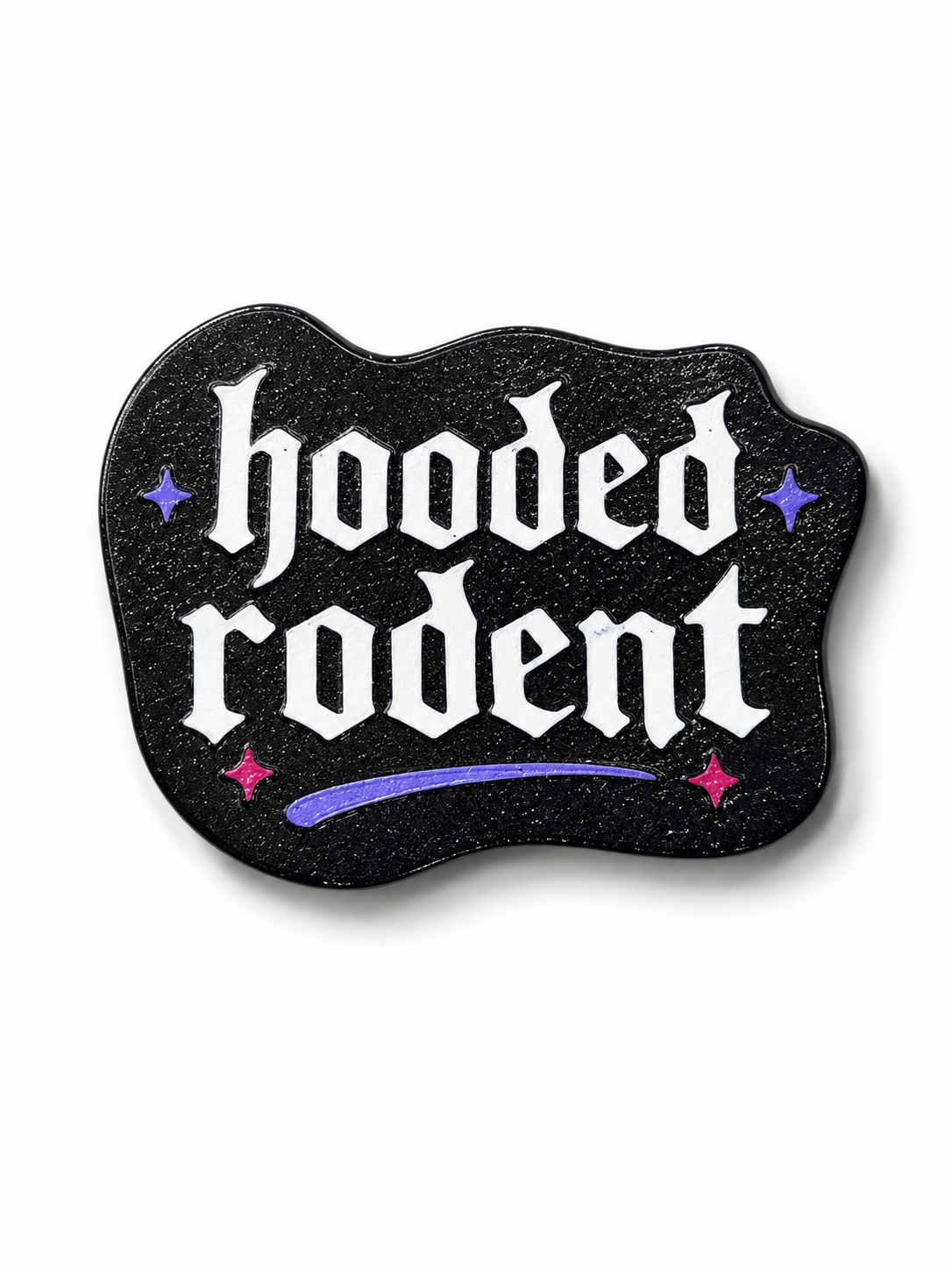 Hooded Rodent Magnet (Black)