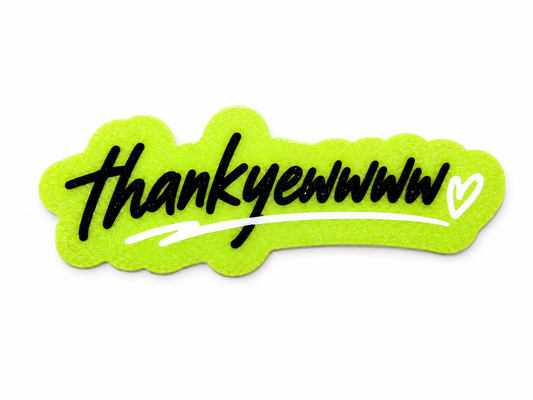 Thankyewwww Magnet (Green)